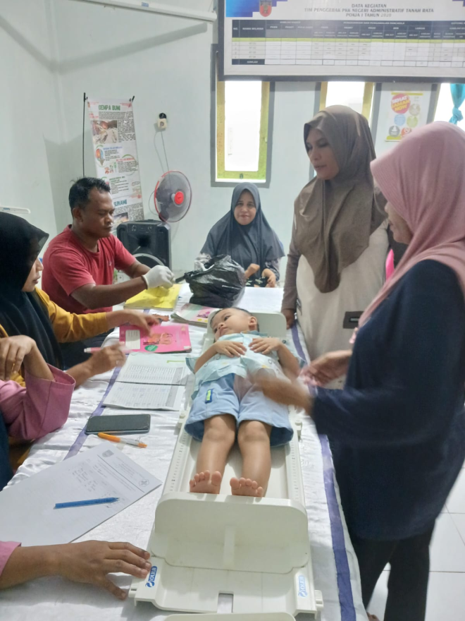 Pelayanan Posyandu Melati Tanah Rata di Bulan Oktober Aktif Layani Ibu Hamil dan Balita