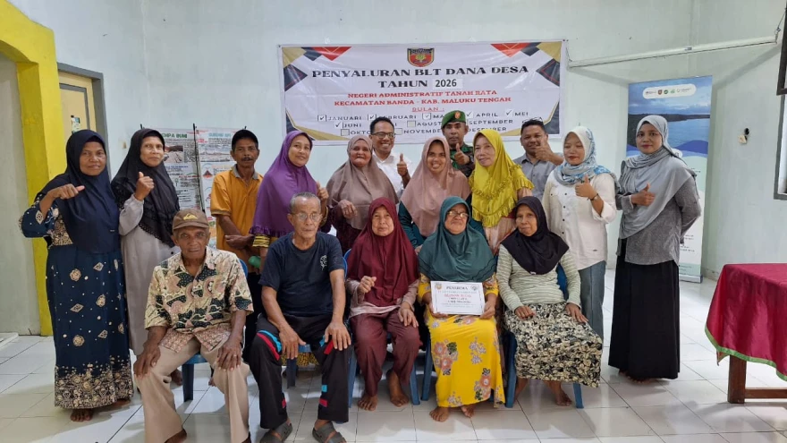 Penyaluran BLT Triwulan II Tahun 2026 di Negeri Administratif Tanah Rata Berjalan Lancar