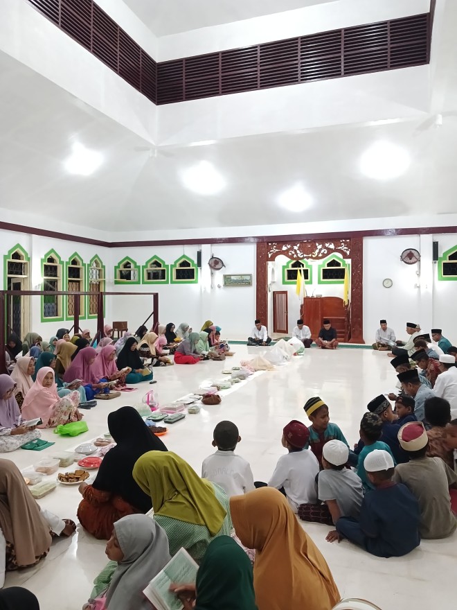 Peringatan Malam Nisfu Syaban di Masjid Al Muhajir Tanah Rata Berlangsung Khidmat