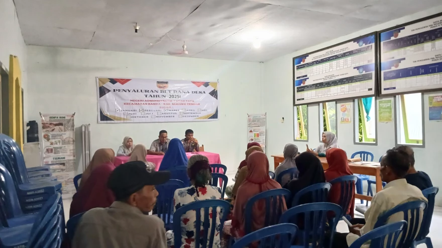 Penyaluran BLT-DD Triwulan I Tahun 2025 di Negeri Tanah Rata, 28 KPM Terima Bantuan Langsung Tunai