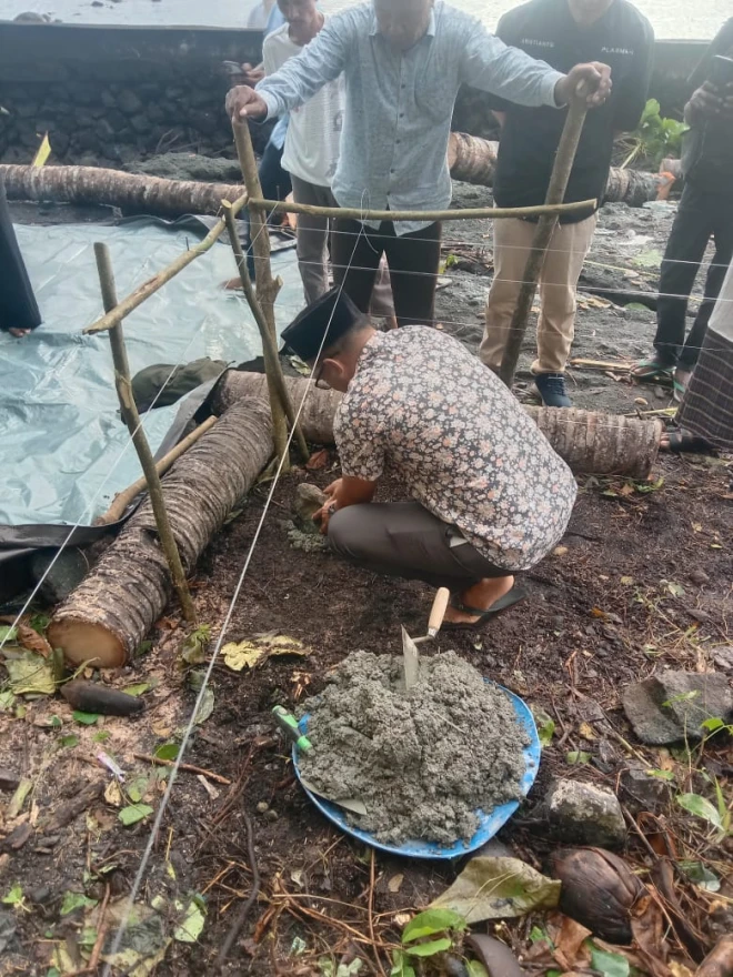 Peletakan Batu Pertama TPS 3R Tanah Rata, Komitmen Bersama Wujudkan Pengelolaan Sampah Berkelanjutan